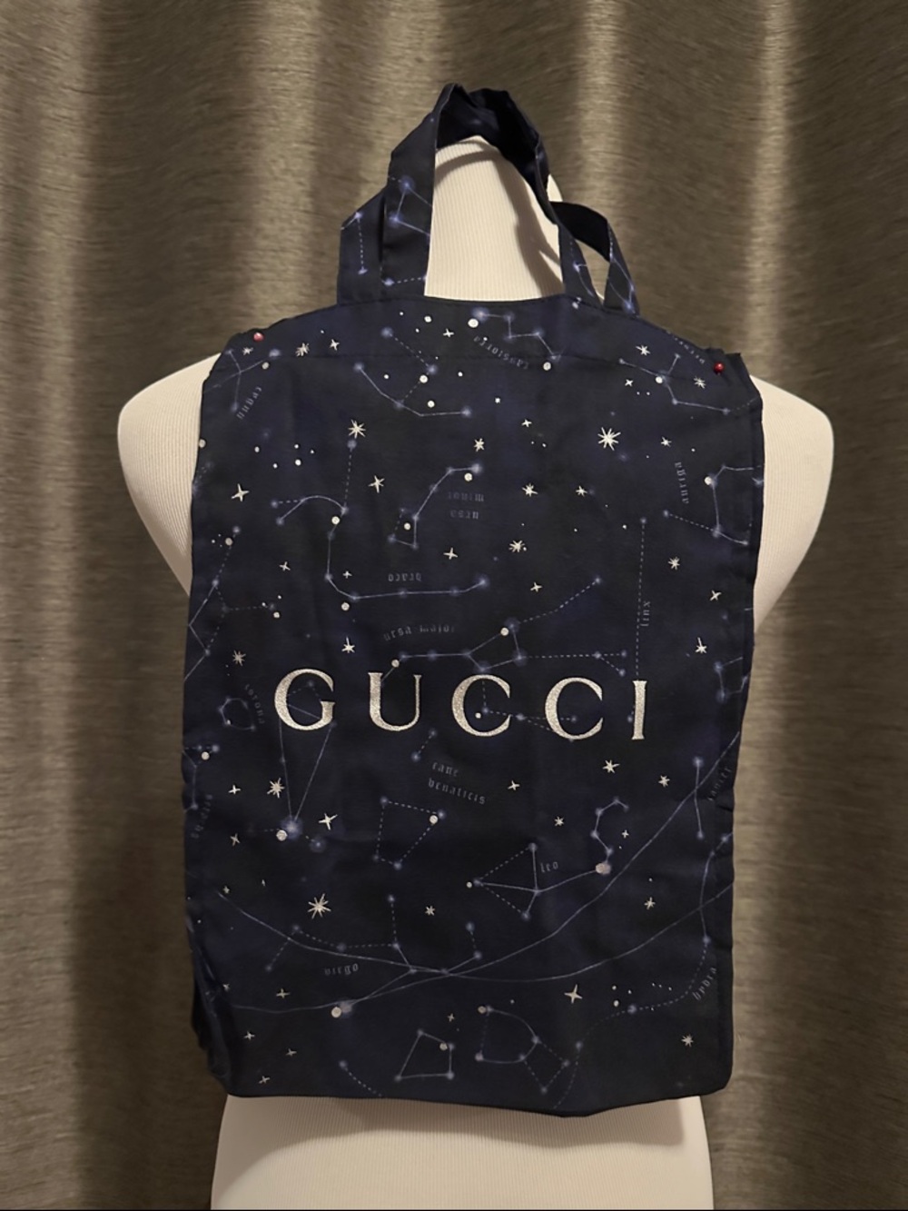 Gucci Navy Constellation Shopper Tote